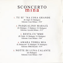 Carica l'immagine nel visualizzatore di Gallery, Mina (3) : Sconcerto (CD, Album)
