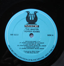 Carica l&#39;immagine nel visualizzatore di Gallery, Pepper Adams : The Master... (LP)
