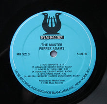 Carica l&#39;immagine nel visualizzatore di Gallery, Pepper Adams : The Master... (LP)
