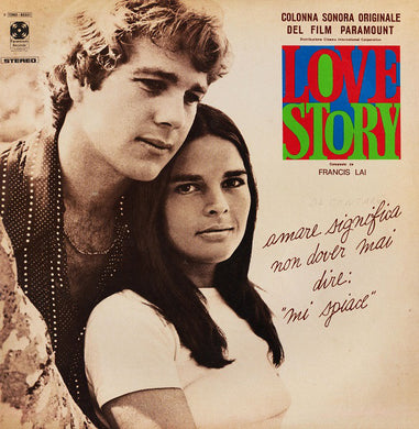 Francis Lai : Love Story (Colonna Sonora Originale Del Film) (LP, Album)