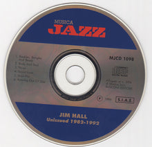 Carica l&#39;immagine nel visualizzatore di Gallery, Jim Hall : Unissued 1982-1992 (CD, Comp)
