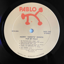 Carica l&#39;immagine nel visualizzatore di Gallery, Harry Edison : For My Pals (LP, Album, Car)
