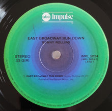 Carica l'immagine nel visualizzatore di Gallery, Sonny Rollins : East Broadway Run Down (LP, Album, RE, Gat)
