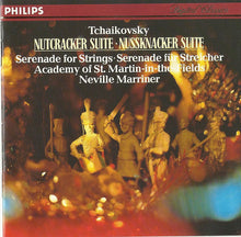 Carica l&#39;immagine nel visualizzatore di Gallery, Pyotr Ilyich Tchaikovsky, The Academy Of St. Martin-in-the-Fields, Sir Neville Marriner : Nutcracker Suite · Nussknacker Suite - Serenade For Strings · Serenade Für Streicher (CD)
