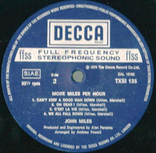 Carica l&#39;immagine nel visualizzatore di Gallery, John Miles : More Miles Per Hour (LP, Album)
