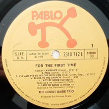 Carica l'immagine nel visualizzatore di Gallery, The Count Basie Trio : For The First Time (LP, Album)
