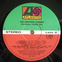 Carica l&#39;immagine nel visualizzatore di Gallery, Erroll Garner Trio : The Greatest Garner (LP, Album, RE)
