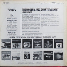 Carica l&#39;immagine nel visualizzatore di Gallery, John Lewis (2) : The Modern Jazz Quartet &amp; Sextet (LP, Comp)
