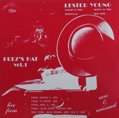 Lester Young : Prez's Hat Vol. 1 (LP, Album)