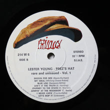 Carica l&#39;immagine nel visualizzatore di Gallery, Lester Young : Prez&#39;s Hat Vol. 1 (LP, Album)
