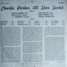 Carica l'immagine nel visualizzatore di Gallery, Charlie Parker : All Star Sextet (LP, Album)

