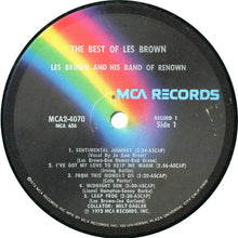 Carica l&#39;immagine nel visualizzatore di Gallery, Les Brown And His Band Of Renown* : The Best Of Les Brown (2xLP, Comp)
