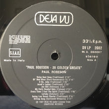 Carica l'immagine nel visualizzatore di Gallery, Paul Robeson : The Paul Robeson Collection  20 Golden Greats (LP, Comp)
