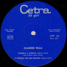 Carica l'immagine nel visualizzatore di Gallery, Claudio Villa : Stornelli Romani (LP, Album)
