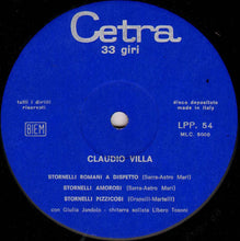 Carica l'immagine nel visualizzatore di Gallery, Claudio Villa : Stornelli Romani (LP, Album)
