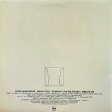 Carica l&#39;immagine nel visualizzatore di Gallery, Guido Manusardi : Piano Solo / Dialogo Con Me Stesso (LP)
