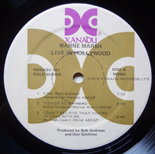 Carica l&#39;immagine nel visualizzatore di Gallery, Warne Marsh : Live In Hollywood (LP, Album, RM)
