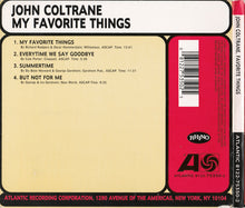 Carica l&#39;immagine nel visualizzatore di Gallery, John Coltrane : My Favorite Things (CD, Album, RE, RM, Dig)
