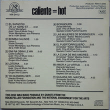 Carica l&#39;immagine nel visualizzatore di Gallery, Various : Caliente = Hot (Puerto Rican And Cuban Musical Expression In New York) (CD, Comp, RE)
