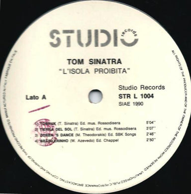 Tom Sinatra : L'Isola Proibita (LP, Album)