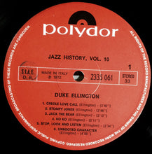Carica l&#39;immagine nel visualizzatore di Gallery, Duke Ellington : Jazz-History Vol. 10 (2xLP, Comp)
