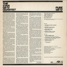 Carica l&#39;immagine nel visualizzatore di Gallery, Stan Getz Quartet : Pure Getz (LP, Album)
