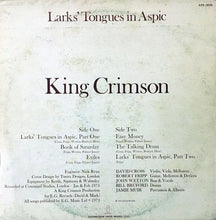 Carica l&#39;immagine nel visualizzatore di Gallery, King Crimson : Larks&#39; Tongues In Aspic (LP, Album)
