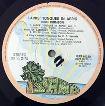 Carica l&#39;immagine nel visualizzatore di Gallery, King Crimson : Larks&#39; Tongues In Aspic (LP, Album)
