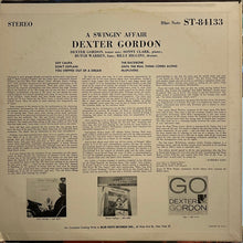 Carica l&#39;immagine nel visualizzatore di Gallery, Dexter Gordon : A Swingin&#39; Affair (LP, Album, RE, UA )

