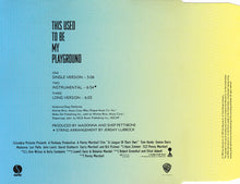 Carica l'immagine nel visualizzatore di Gallery, Madonna : This Used To Be My Playground (CD, Single)
