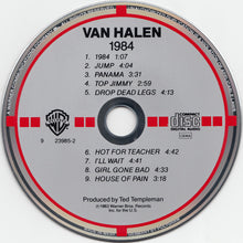 Carica l'immagine nel visualizzatore di Gallery, Van Halen : 1984 (CD, Album, Tar)

