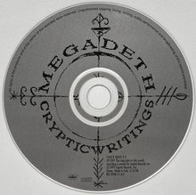 Carica l&#39;immagine nel visualizzatore di Gallery, Megadeth : Cryptic Writings (HDCD, Album)
