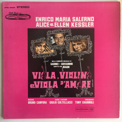 Enrico Maria Salerno, Alice & Ellen Kessler : Viola, Violino E Viola D'Amore (LP, Album)