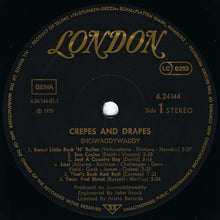 Carica l&#39;immagine nel visualizzatore di Gallery, Showaddywaddy : Crepes &amp; Drapes (LP, Album)
