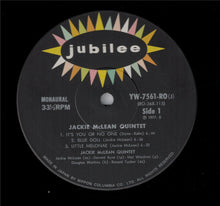 Carica l'immagine nel visualizzatore di Gallery, Jackie McLean Quintet : The Jackie McLean Quintet (LP, Album, Mono, RE)
