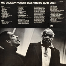 Carica l&#39;immagine nel visualizzatore di Gallery, Milt Jackson + Count Basie Big Band : Milt Jackson + Count Basie + The Big Band Vol. 1 (LP, Album)
