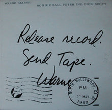 Carica l&#39;immagine nel visualizzatore di Gallery, Warne Marsh : Release Record. Send Tape. (LP, Album)
