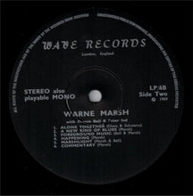 Carica l&#39;immagine nel visualizzatore di Gallery, Warne Marsh : Release Record. Send Tape. (LP, Album)
