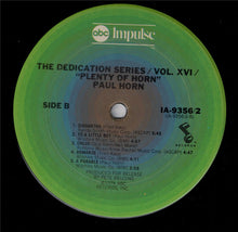 Carica l&#39;immagine nel visualizzatore di Gallery, Paul Horn : Plenty Of Horn (2xLP, Comp)
