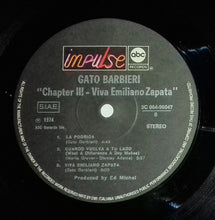 Carica l&#39;immagine nel visualizzatore di Gallery, Gato Barbieri : Chapter Three: Viva Emiliano Zapata (LP, Album)
