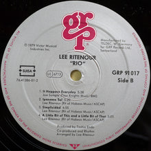 Carica l&#39;immagine nel visualizzatore di Gallery, Lee Ritenour : Rio (LP, Album, RE)
