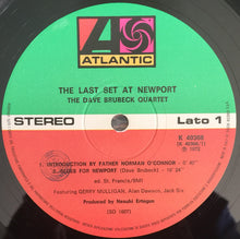 Carica l'immagine nel visualizzatore di Gallery, The Dave Brubeck Quartet : The Last Set At Newport (LP, Album)
