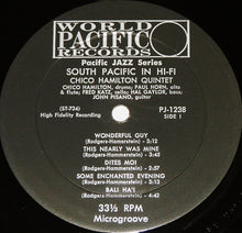 Carica l&#39;immagine nel visualizzatore di Gallery, The Chico Hamilton Quintet : South Pacific In Hi-Fi (LP, Album, Mono)
