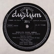 Carica l'immagine nel visualizzatore di Gallery, Manuel Diaz Cano : Recital Di Musica Spagnola (LP)
