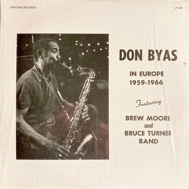 Don Byas Featuring Brew Moore And Bruce Turner Band : In Europe 1959-1966 (LP)