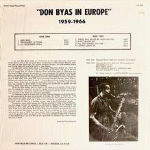 Carica l'immagine nel visualizzatore di Gallery, Don Byas Featuring Brew Moore And Bruce Turner Band : In Europe 1959-1966 (LP)
