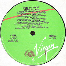 Carica l&#39;immagine nel visualizzatore di Gallery, Steve Hillage : For To Next (LP, Album)
