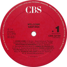 Carica l&#39;immagine nel visualizzatore di Gallery, Santana : Welcome (LP, Album, RE, Red)
