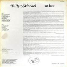 Carica l&#39;immagine nel visualizzatore di Gallery, Billy Mackel : At Last (LP)
