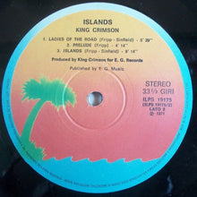 Carica l&#39;immagine nel visualizzatore di Gallery, King Crimson : Islands (LP, Album, RE)
